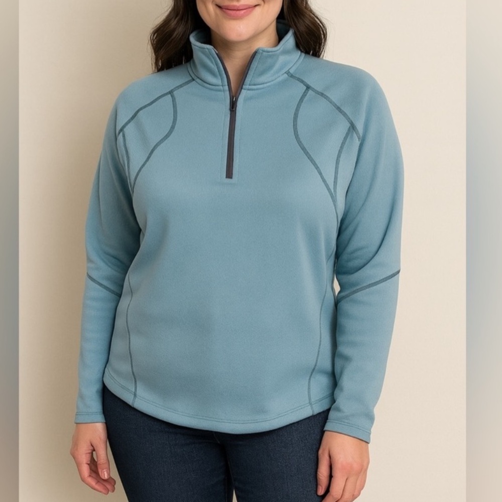 Under Armour AllSeasonGear 1/4 Zip Pullover Sweatshirt Small‎ Blue